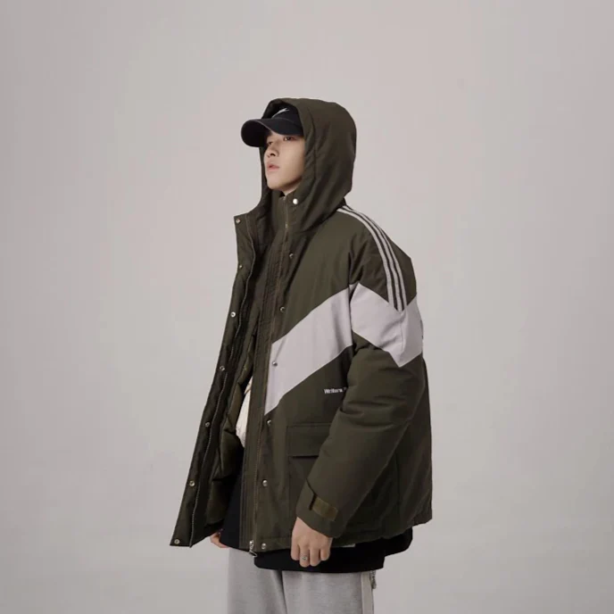 "WRITERS" doudoune veste matelassée Vert Militaire - URB1™ – Image 2