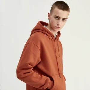 "ESSENTIAL" SWEATSHIRT ROUGE BRIQUE HOODIE À CAPUCHE - URB1™